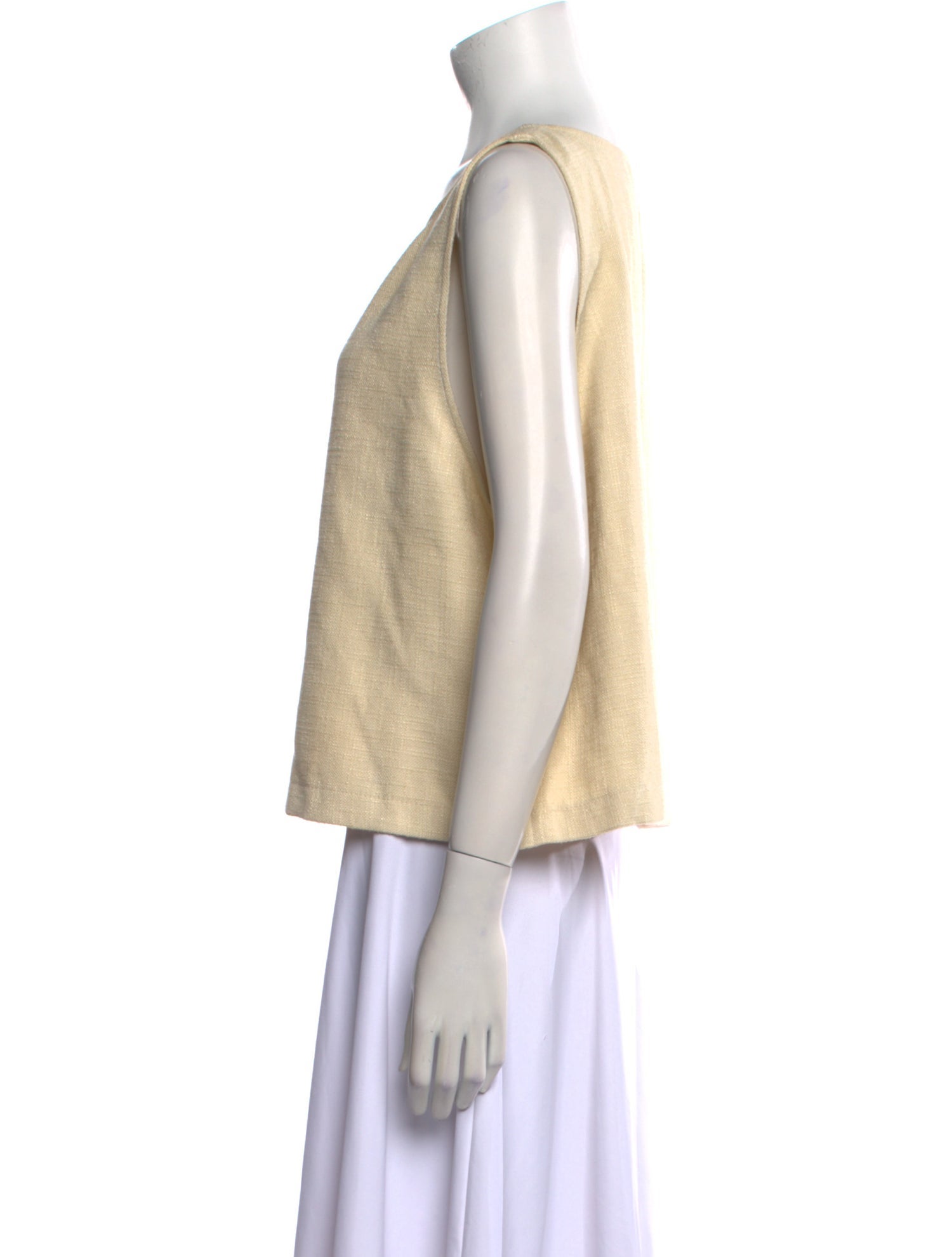 Linder Linen Scoop Neck Top
