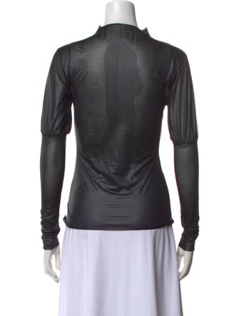 Linder Mock Neck Long Sleeve Top