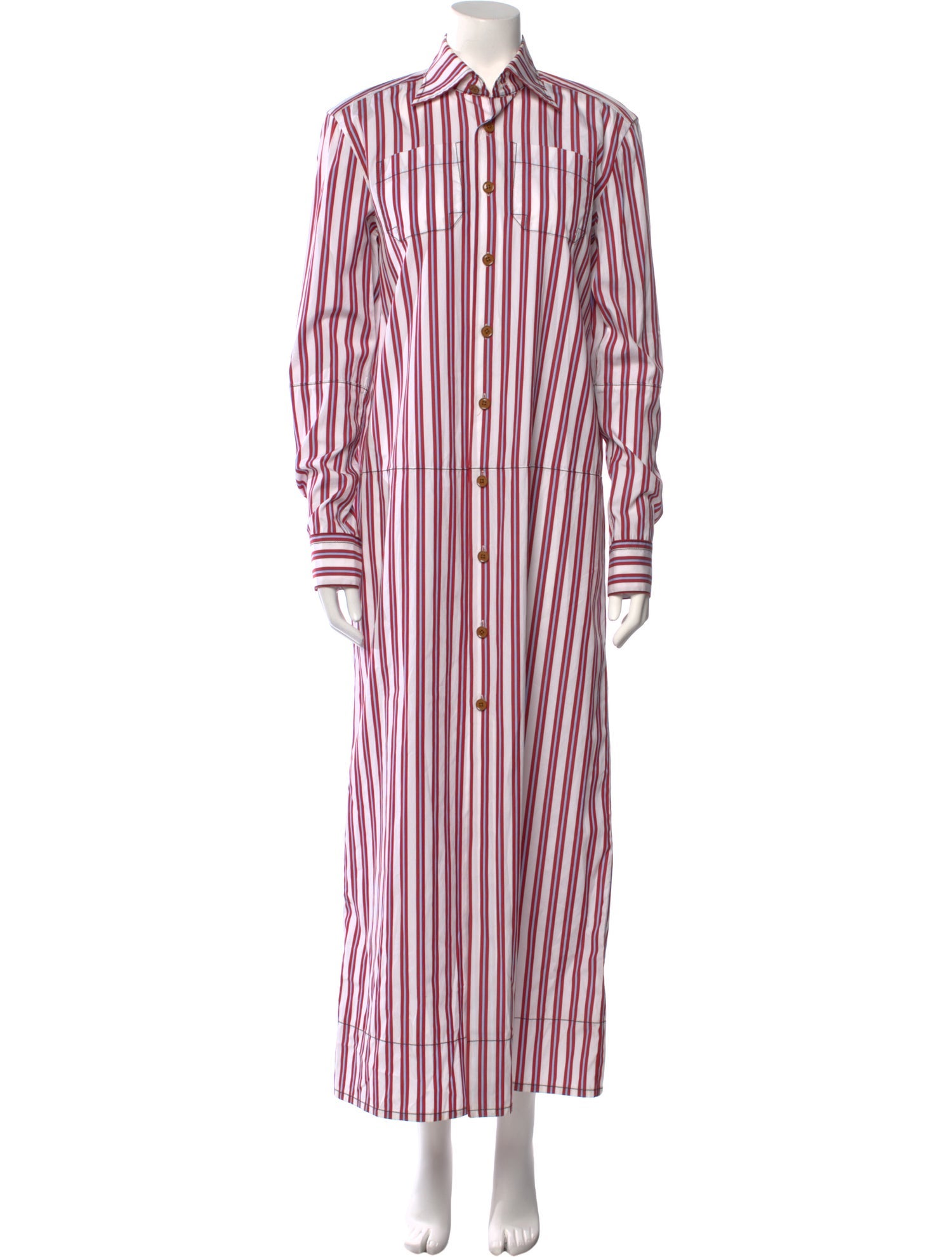 Linder Striped Long Dress