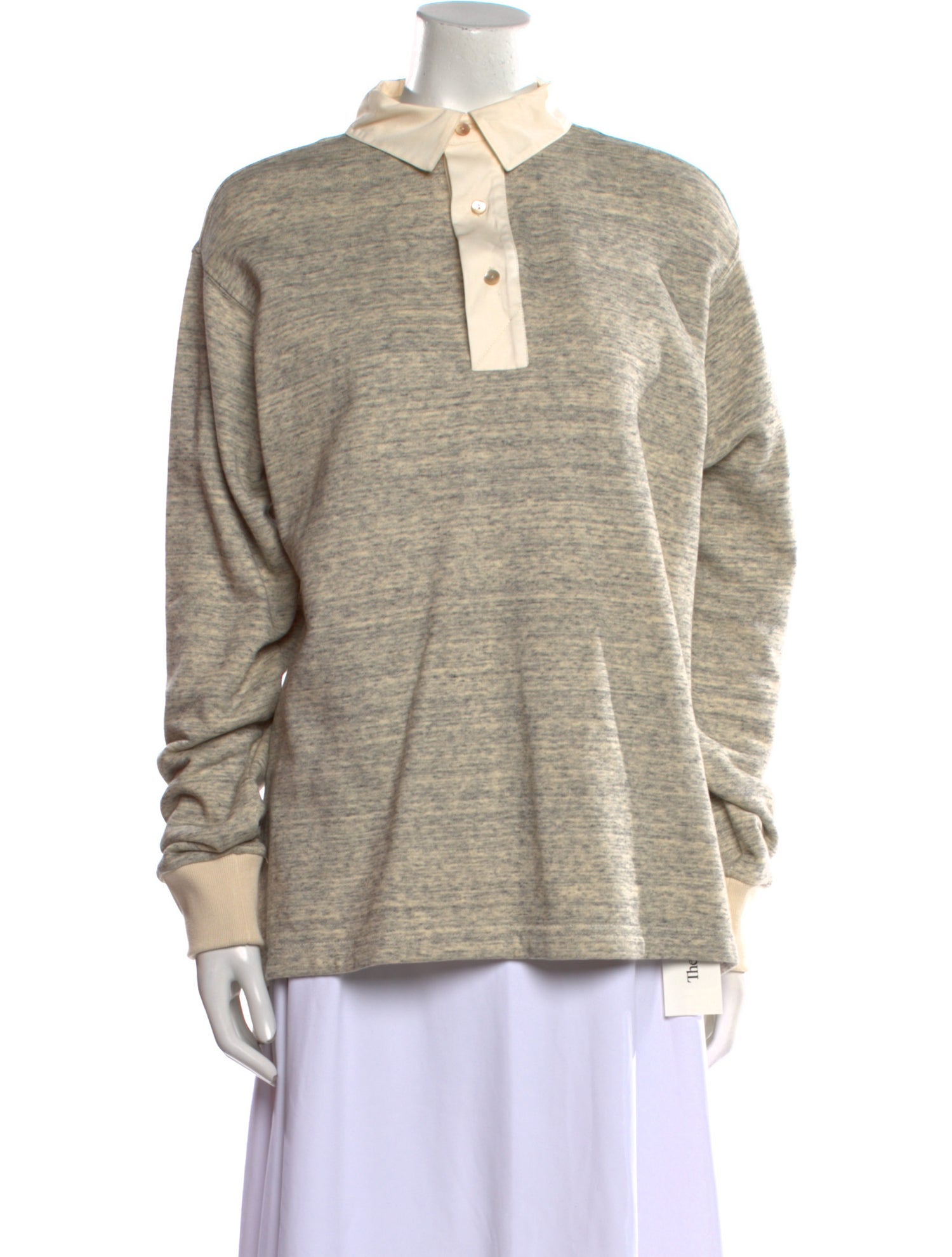 Linder Mock Neck Long Sleeve Sweatshirt