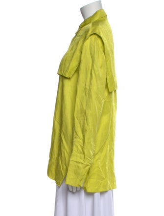 Linder Long Sleeve Button-Up Top