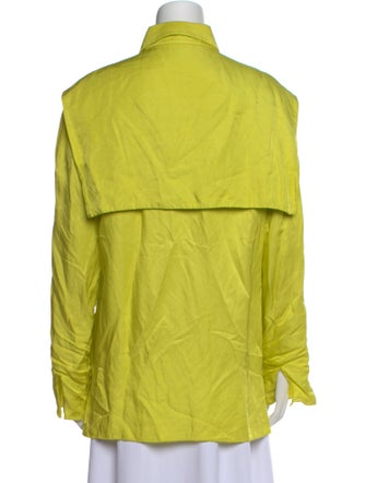 Linder Long Sleeve Button-Up Top