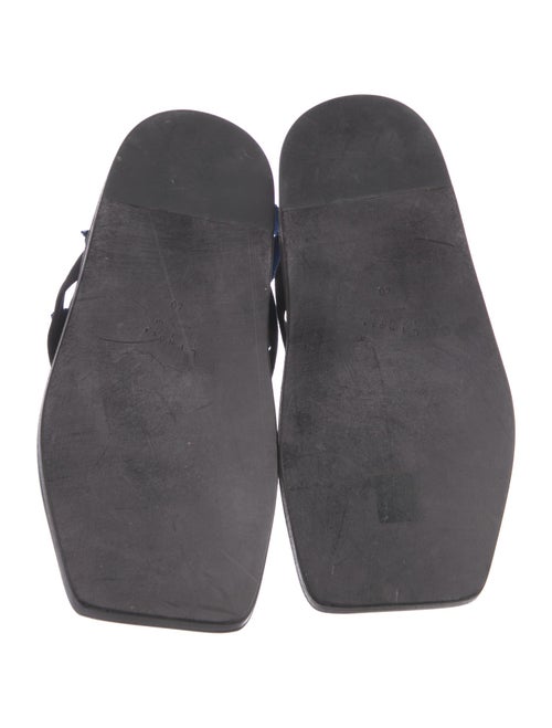 Linder Suede Colorblock Pattern Slingback Sandals