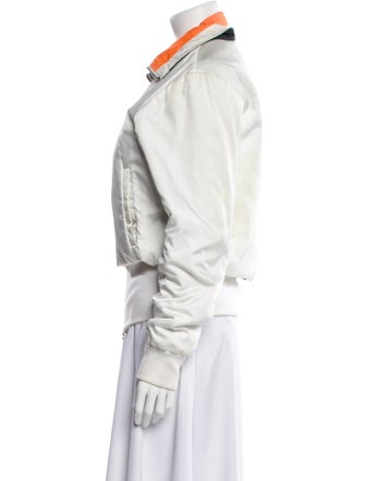 Linder Colorblock Pattern Biker Jacket