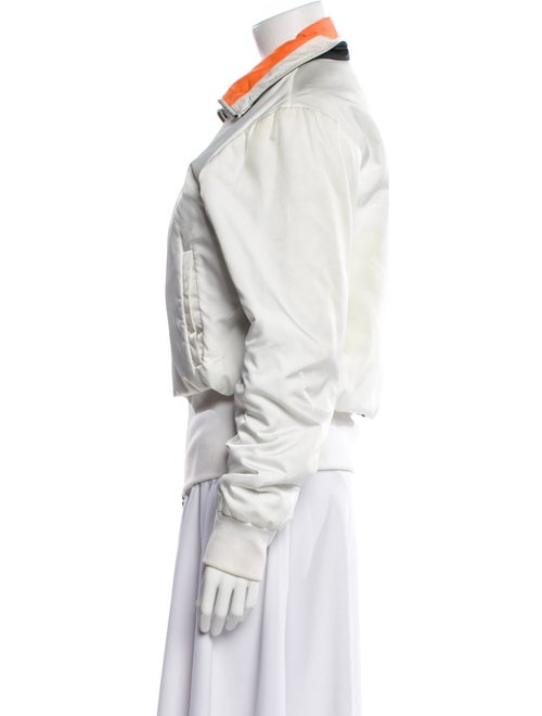 Linder Colorblock Pattern Biker Jacket