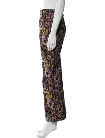 Linder Floral Print Wide Leg Pants