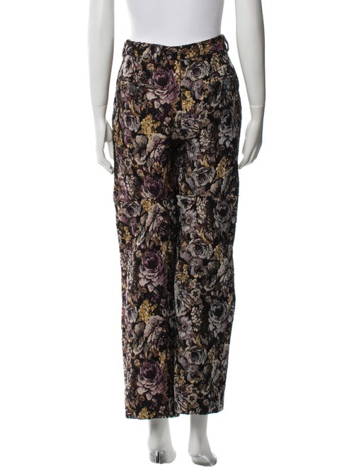 Linder Floral Print Wide Leg Pants
