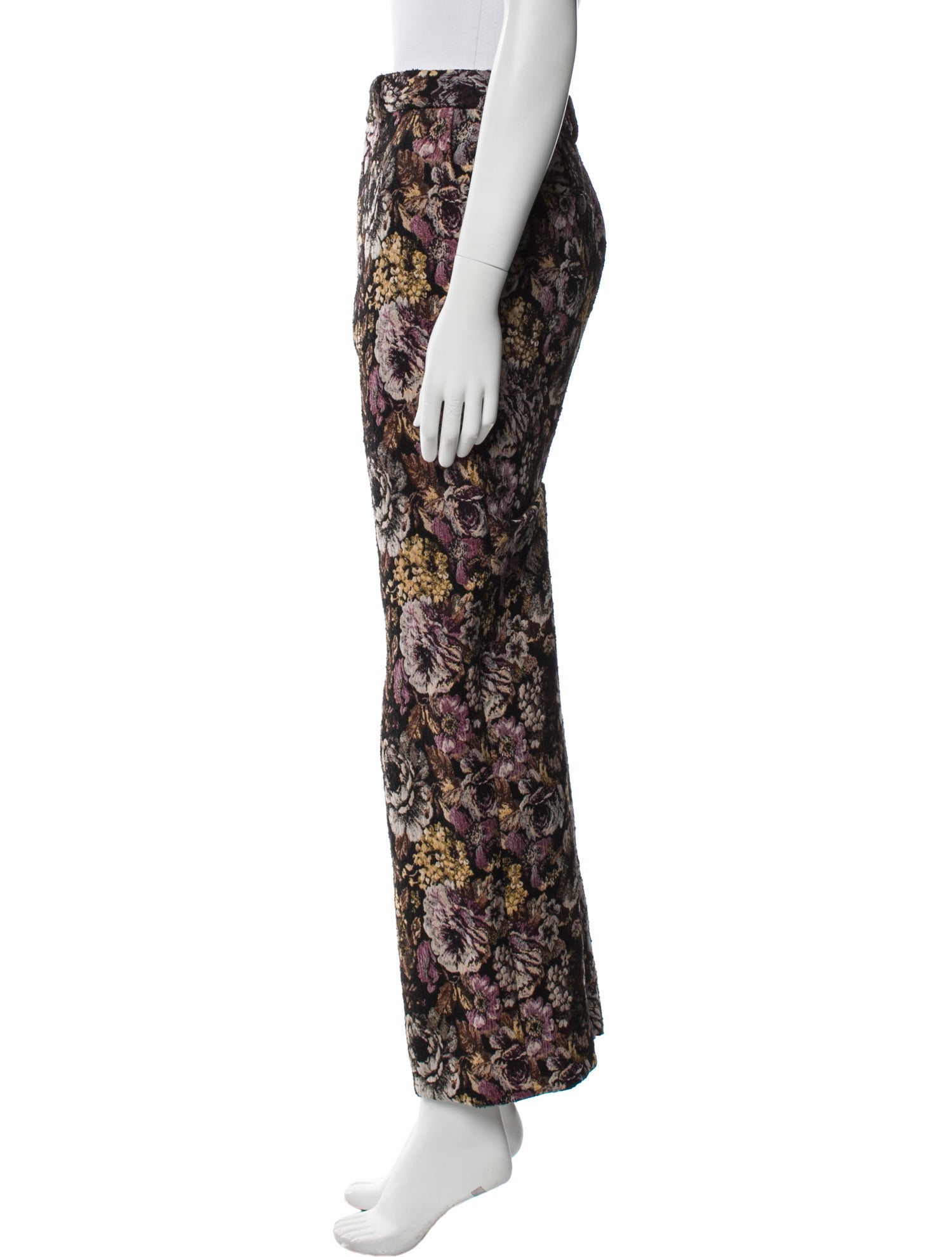 Linder Floral Print Wide Leg Pants