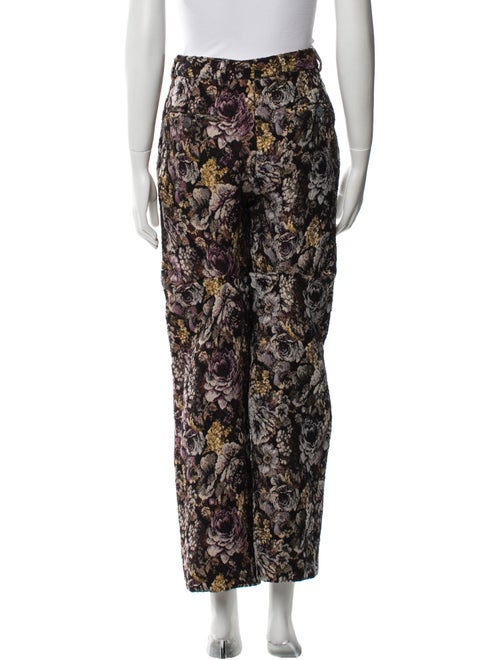 Linder Floral Print Wide Leg Pants