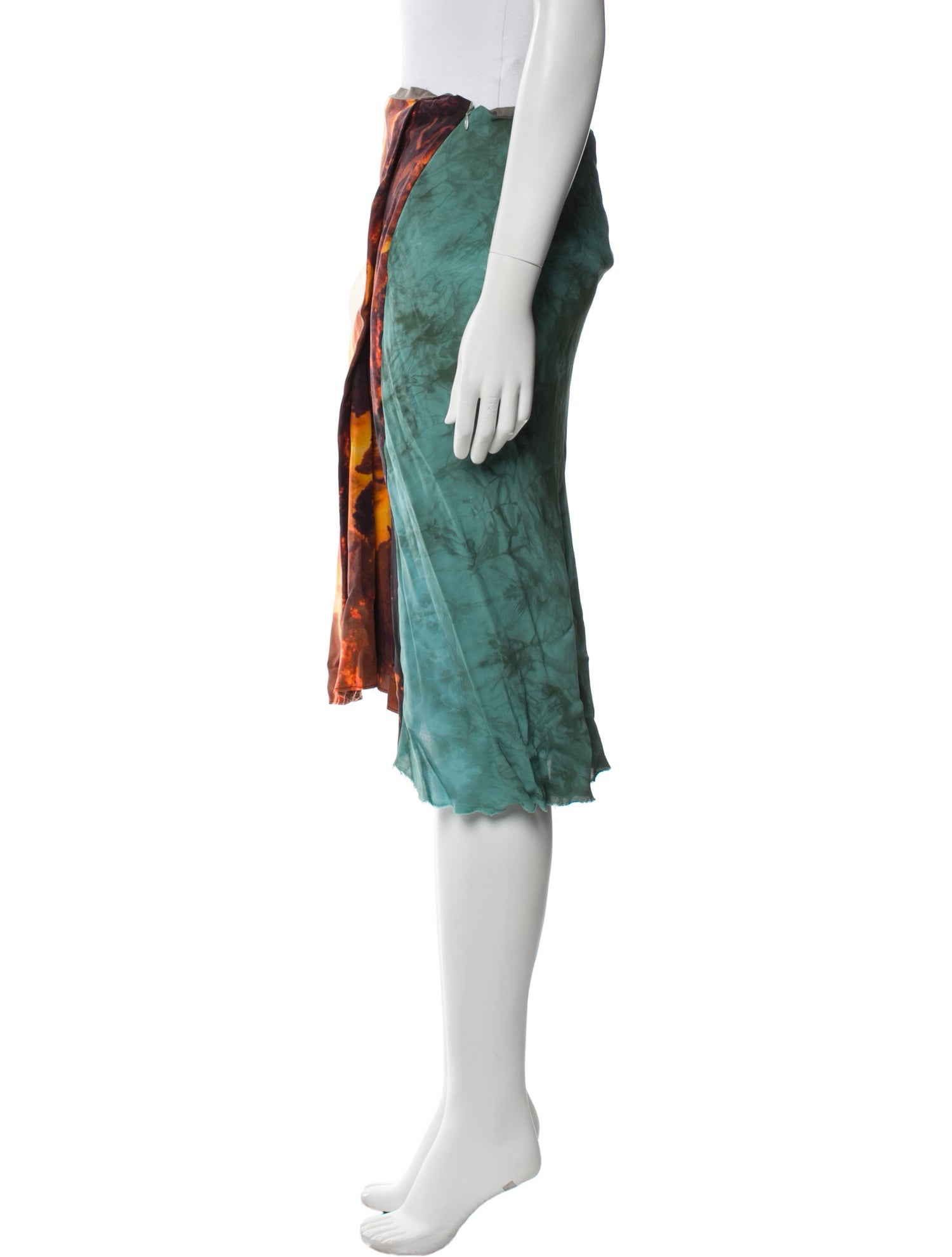 Linder Printed Knee-Length Skirt