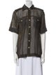 Linder Short Sleeve Button-Up Top