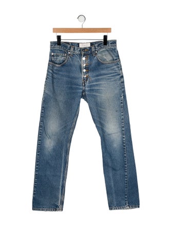 Linder High-Rise Straight Leg Jeans