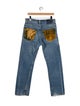Linder High-Rise Straight Leg Jeans