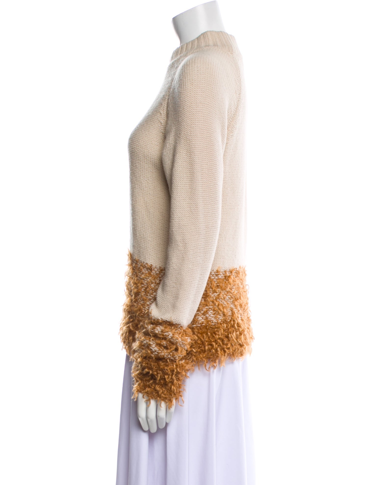 Linder Striped Mock Neck Sweater