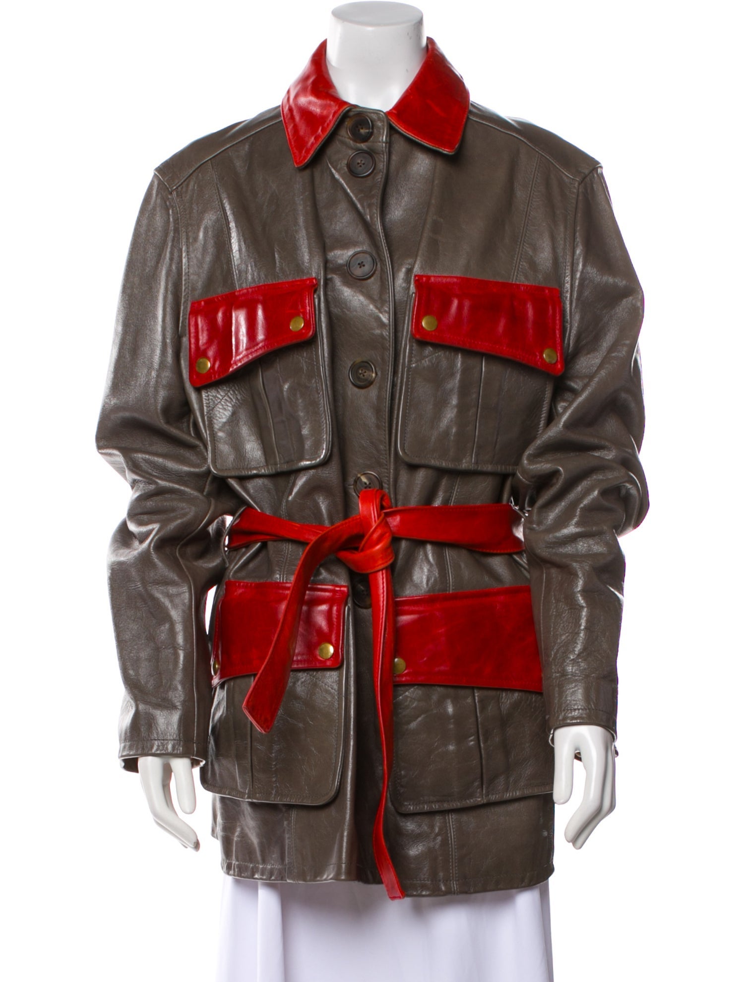 Linder 2018 Leather Trench Coat