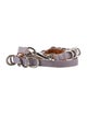 Linder Skinny Leather Belt