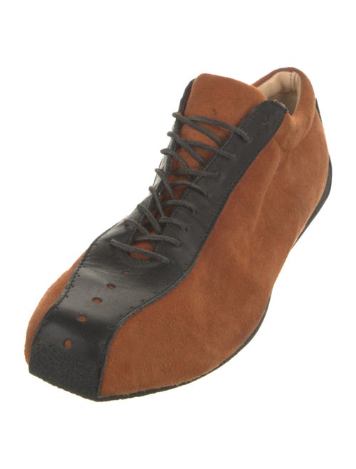 Linder Suede Colorblock Pattern Sneakers