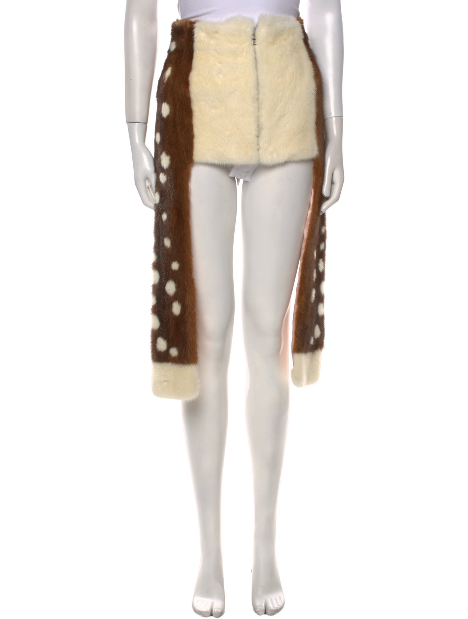 Linder Mink Midi Length Skirt