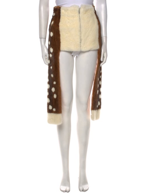 Linder Mink Midi Length Skirt