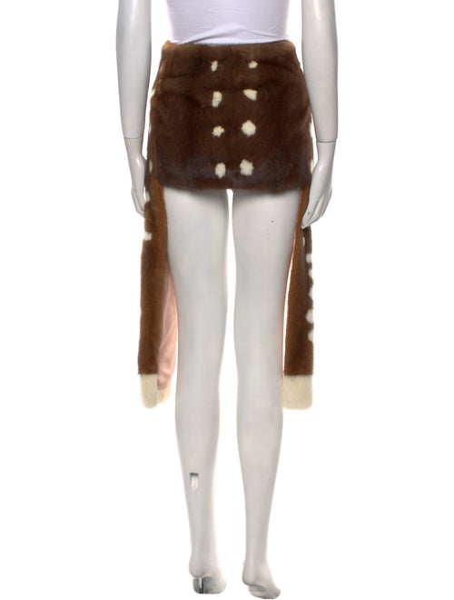 Linder Mink Midi Length Skirt