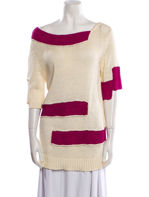 Linder Striped Square Neckline Sweater
