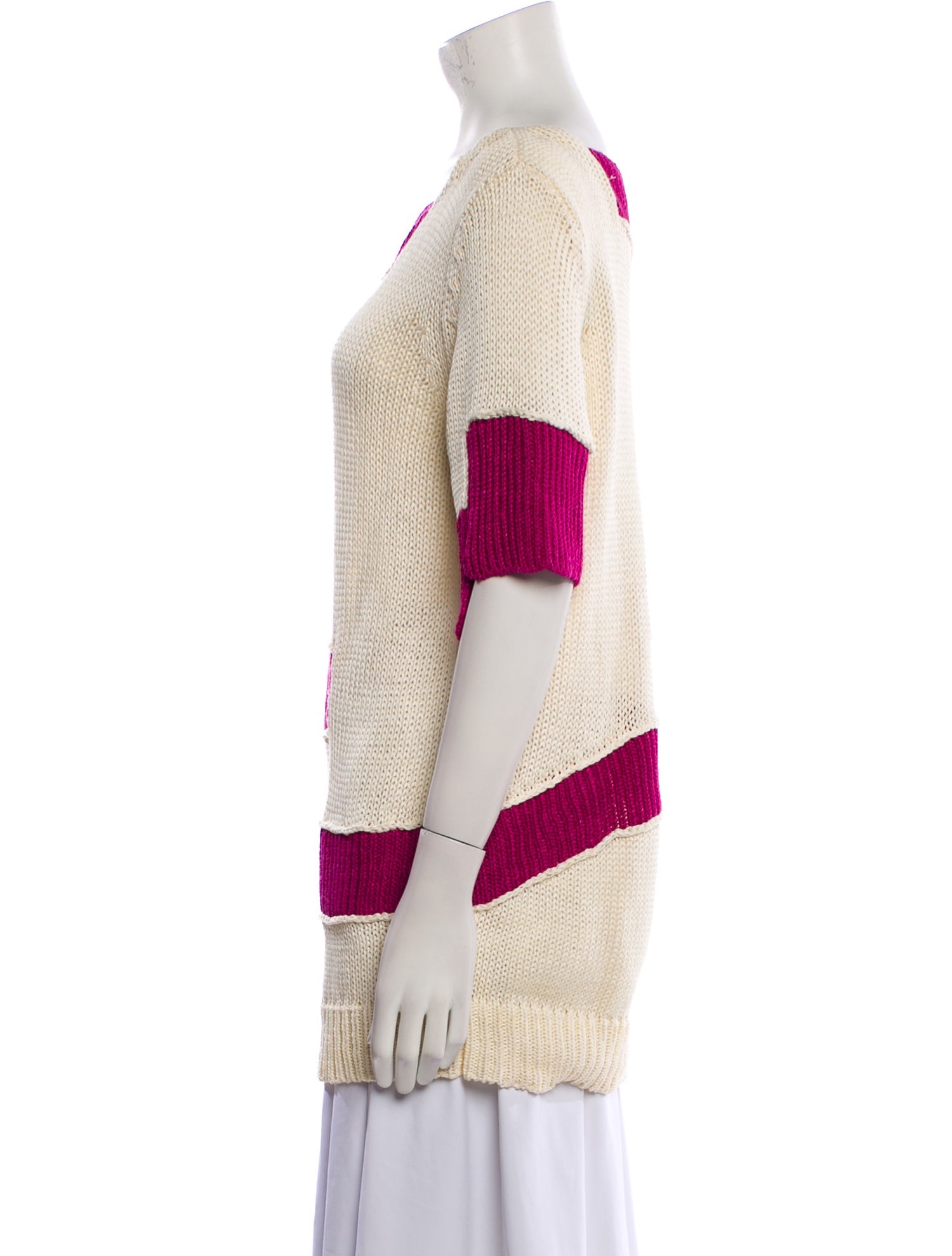 Linder Striped Square Neckline Sweater