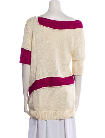 Linder Striped Square Neckline Sweater