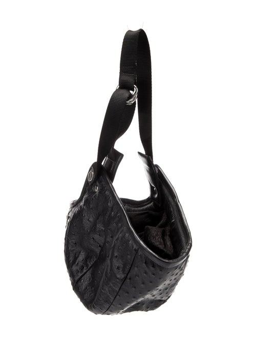 Linder Ostrich Bucket Bag