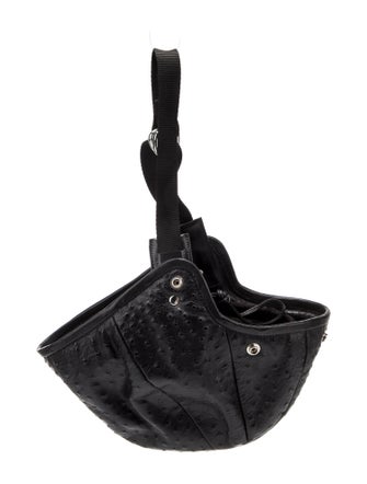 Linder Ostrich Bucket Bag