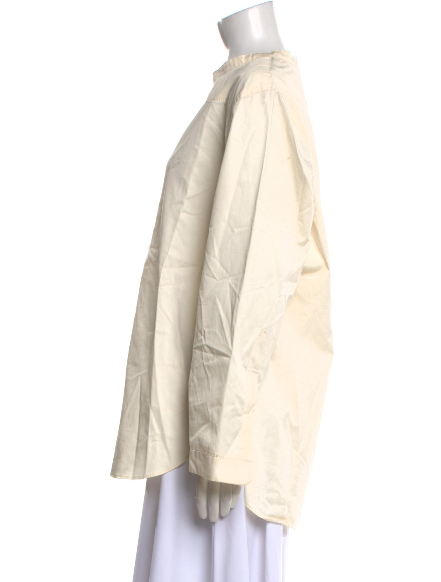 Linder Mock Neck Long Sleeve Blouse