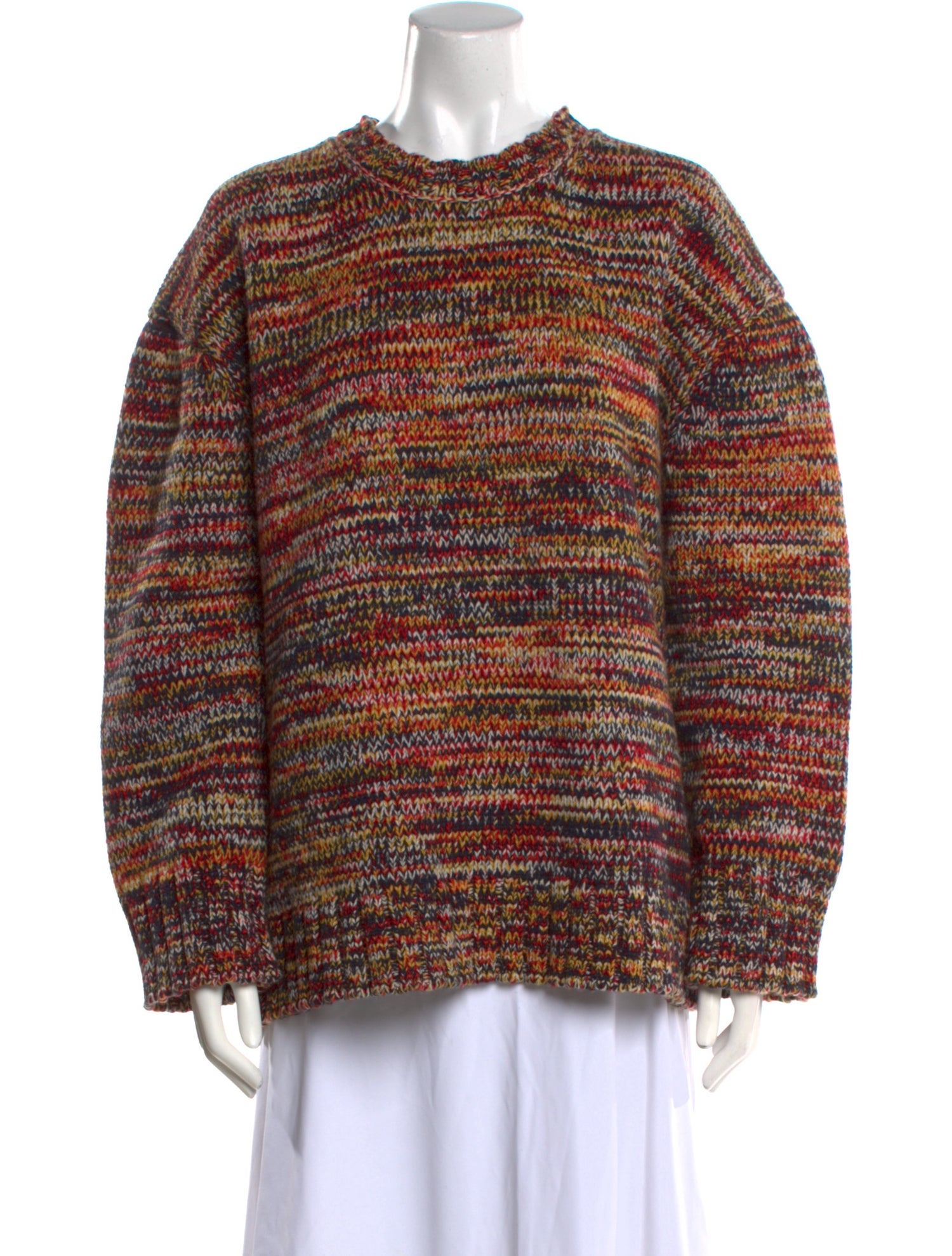 Linder Striped Mock Neck Sweater