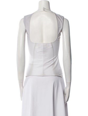 Linder Square Neckline Sleeveless Crop Top