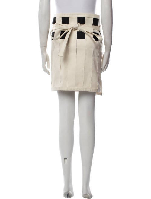 Linder Colorblock Pattern Mini Skirt