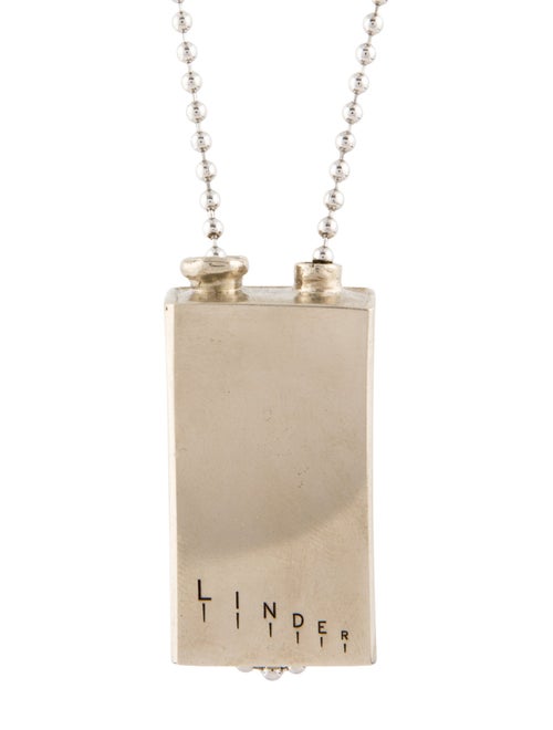 Linder Battery Pendant Necklace