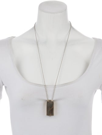 Linder Battery Pendant Necklace
