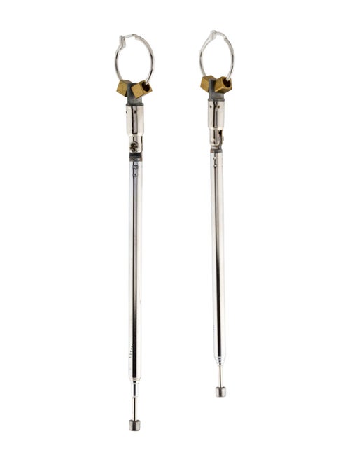 Linder Two-Tone Drop Earrings