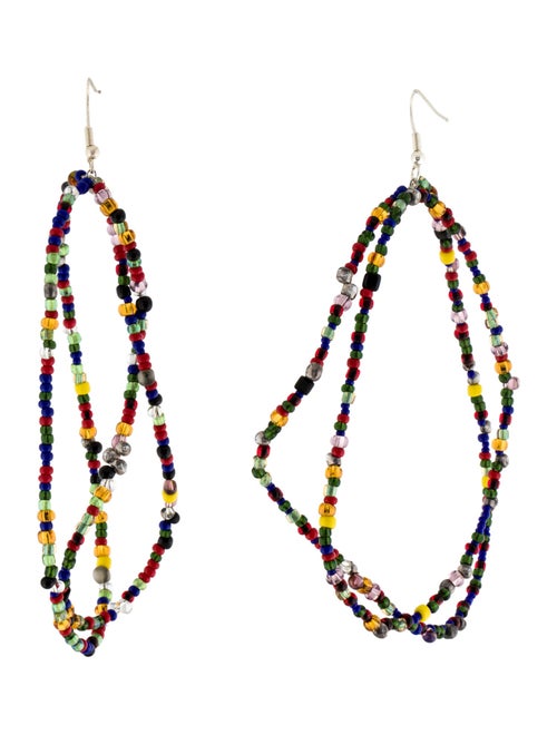 Linder Glass Double Beaded Drop Earrings