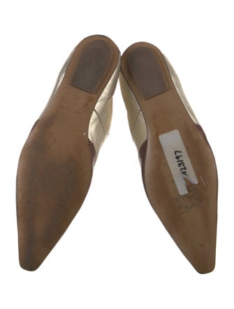 Linder Leather Colorblock Pattern Lace-Up Boots