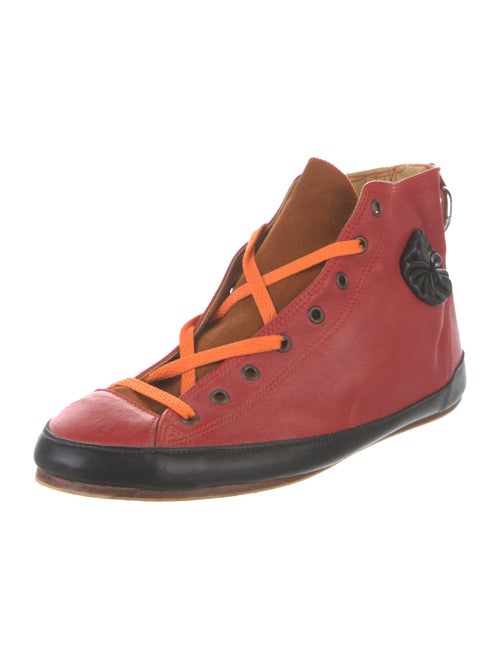 Chapal Leather Colorblock Pattern Sneakers