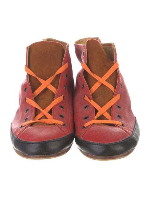 Chapal Leather Colorblock Pattern Sneakers