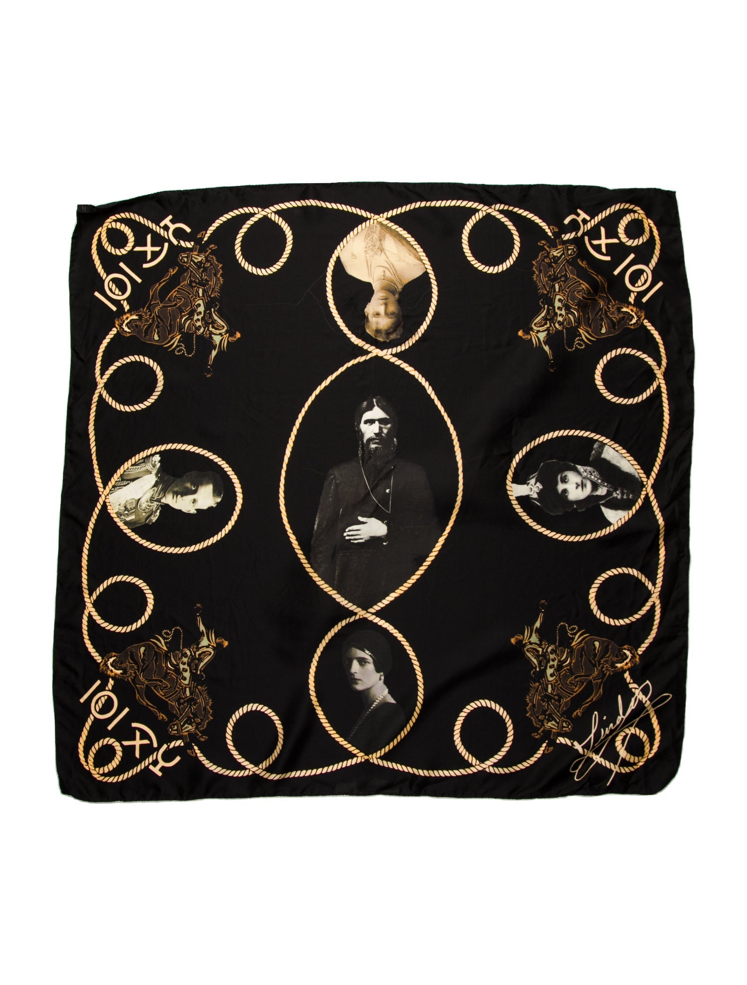 Linder Silk Printed Scarf