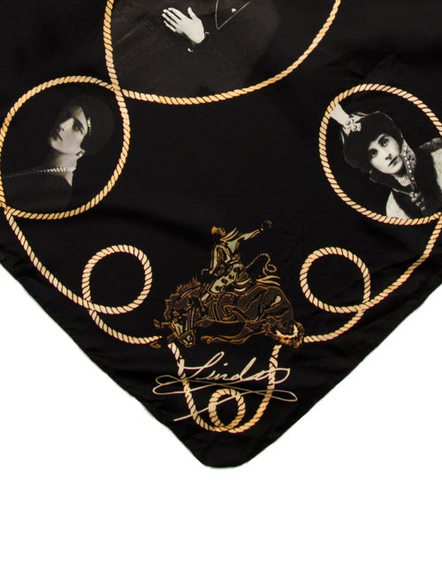 Linder Silk Printed Scarf