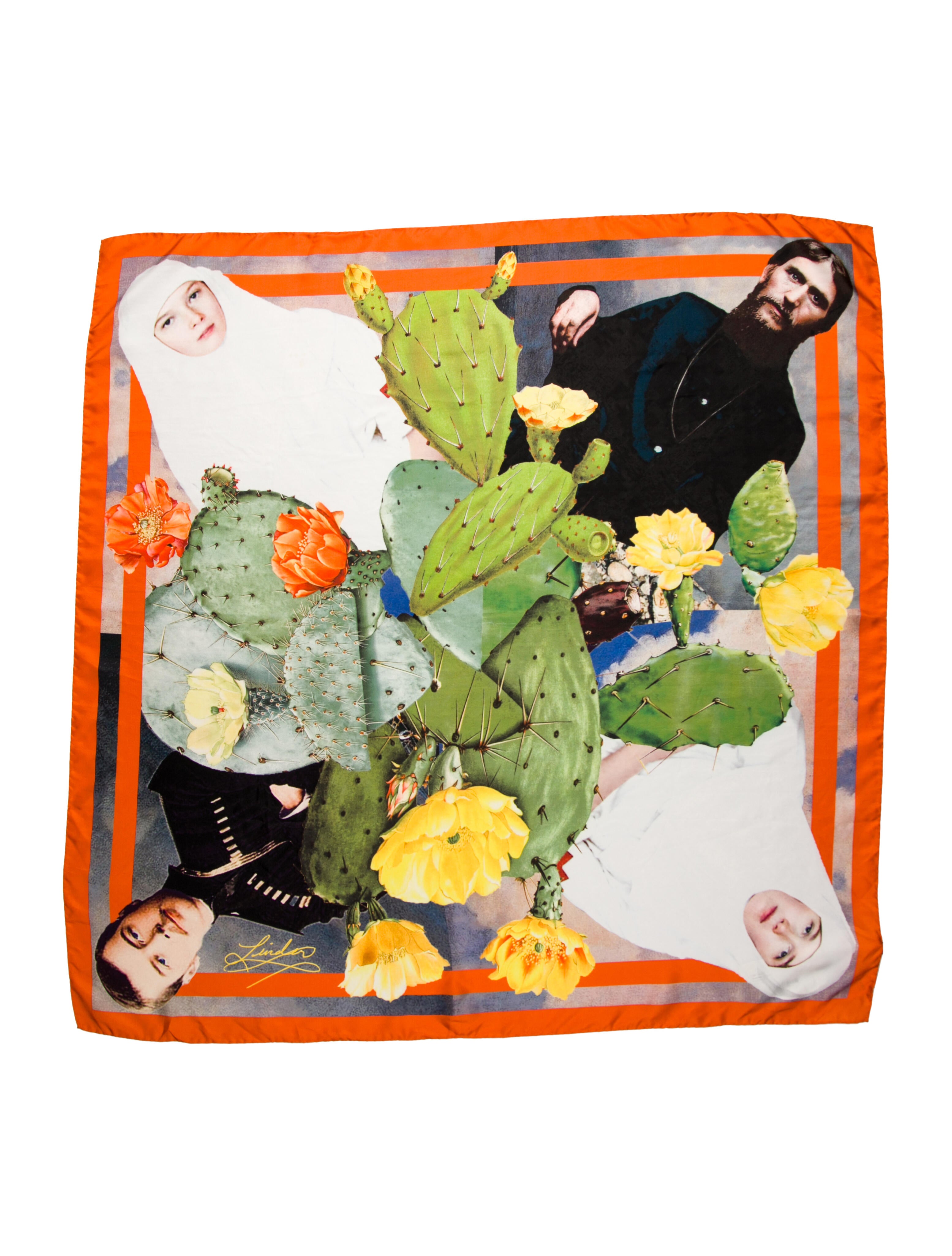 Linder Silk Printed Scarf