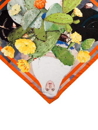 Linder Silk Printed Scarf