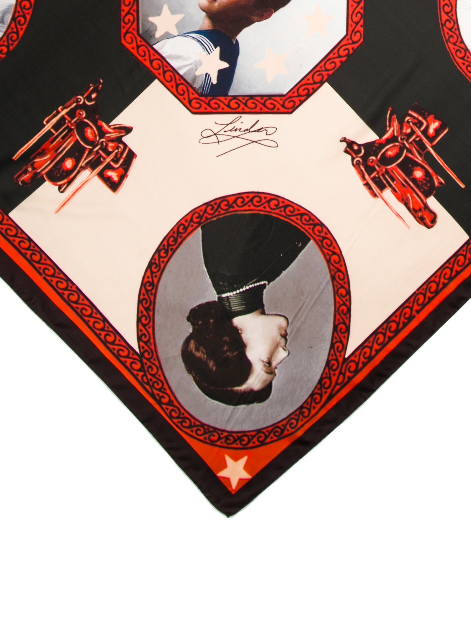 Linder Silk Printed Scarf