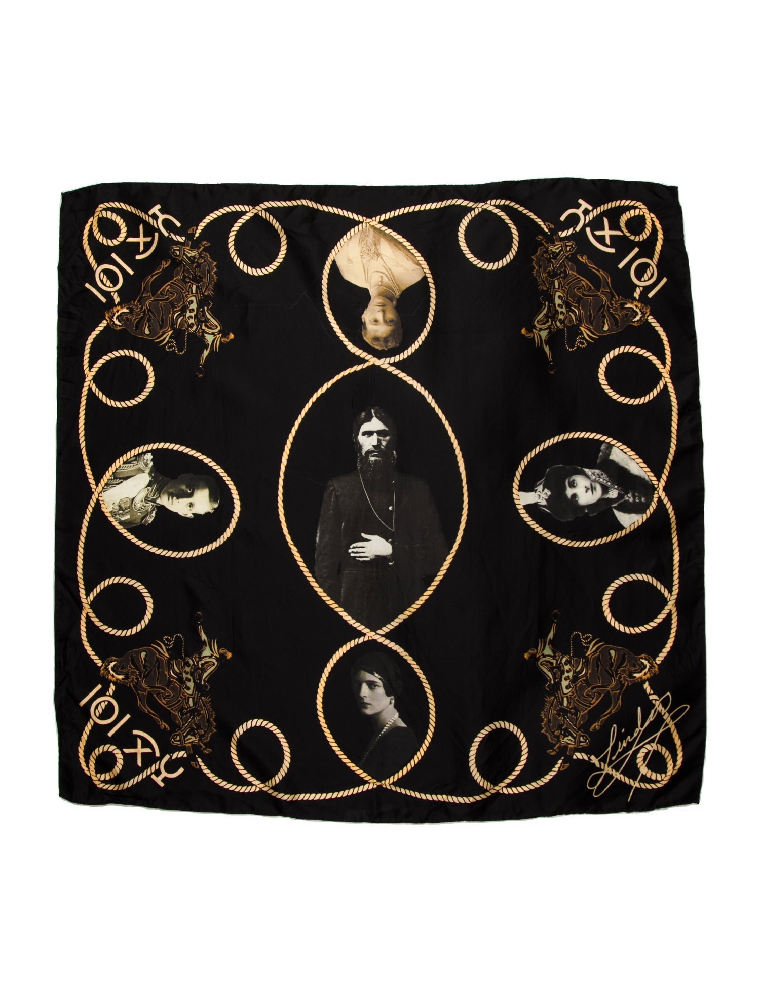Linder Le Paradis du Roy Silk Scarf