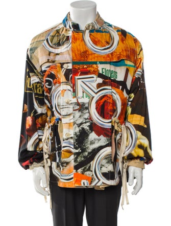 Linder Printed Moto Jacket