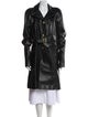 Linder 2017 Embossed Leather Coat