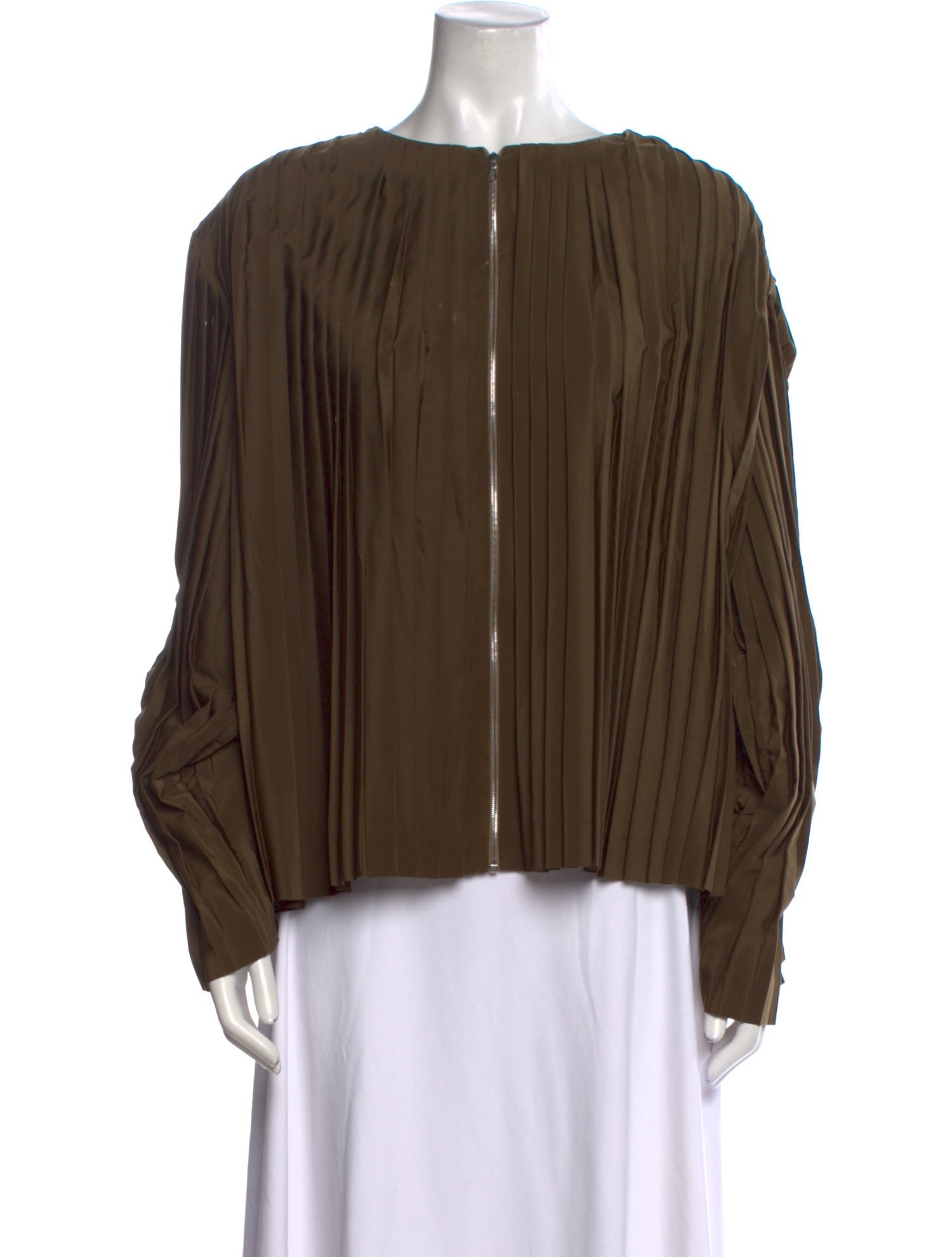 Linder Bateau Neckline Long Sleeve Blouse