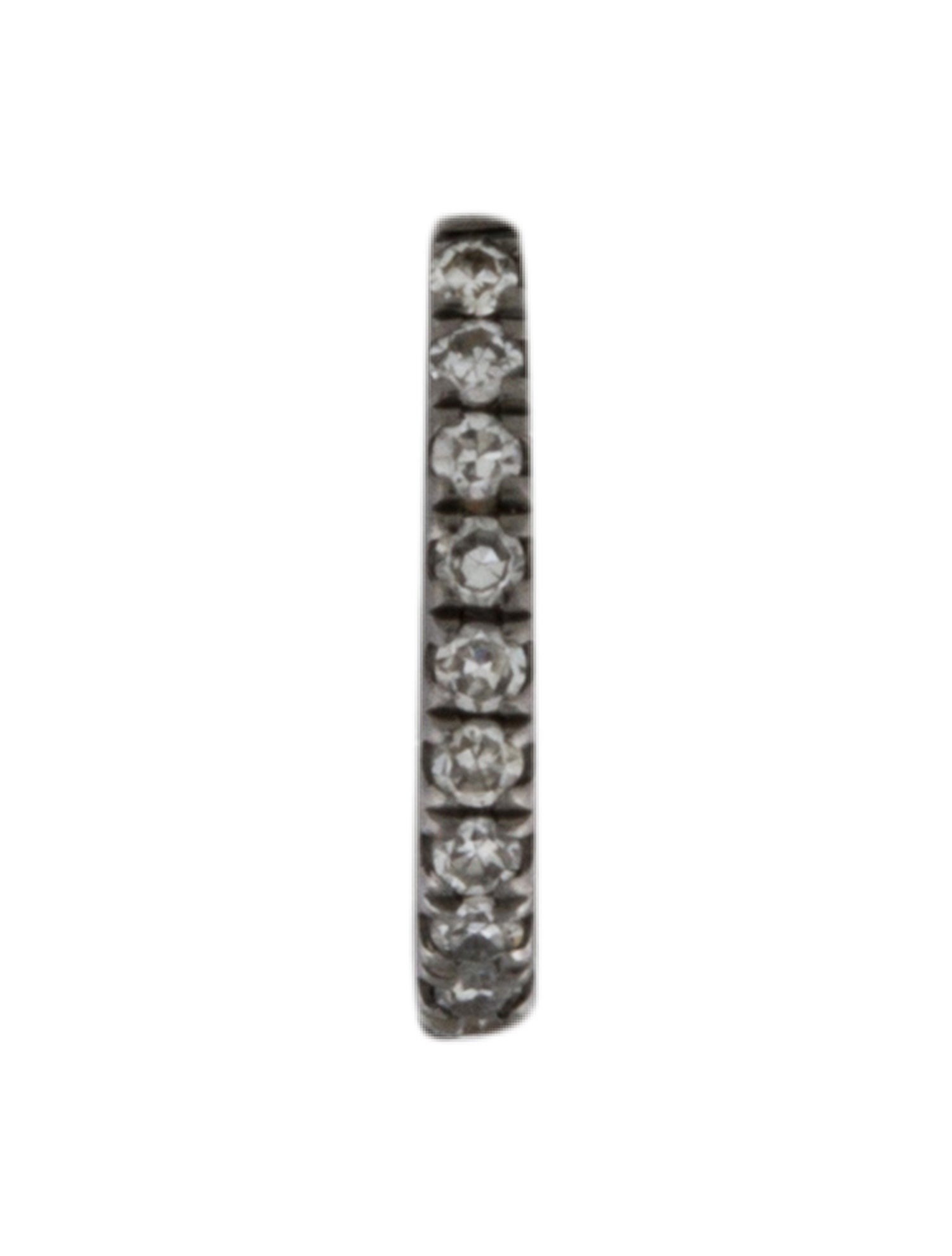 Liven 14K Diamond Petite Single Huggie Earring